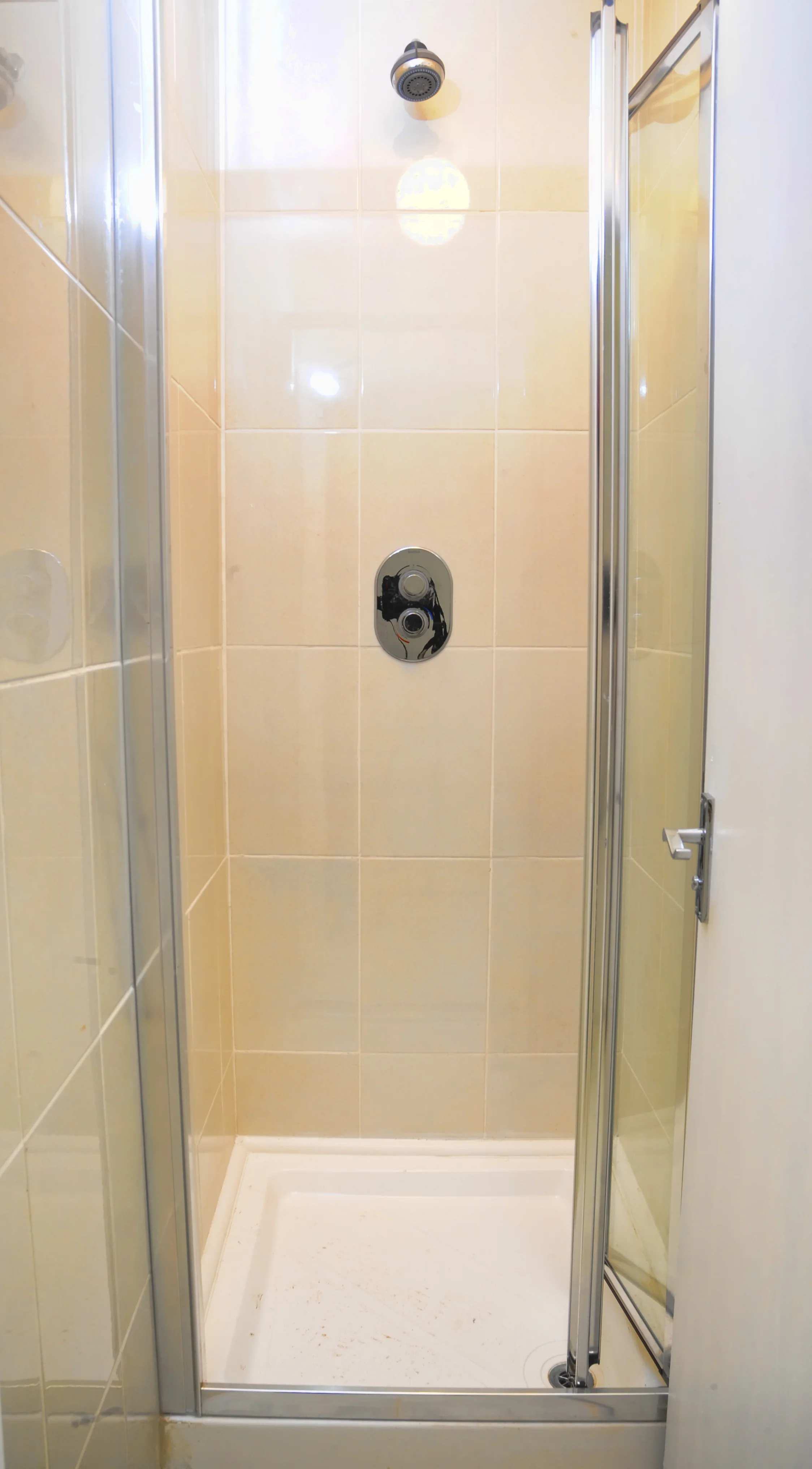 Our shower-rooms have temperature control and great water pressure and control.