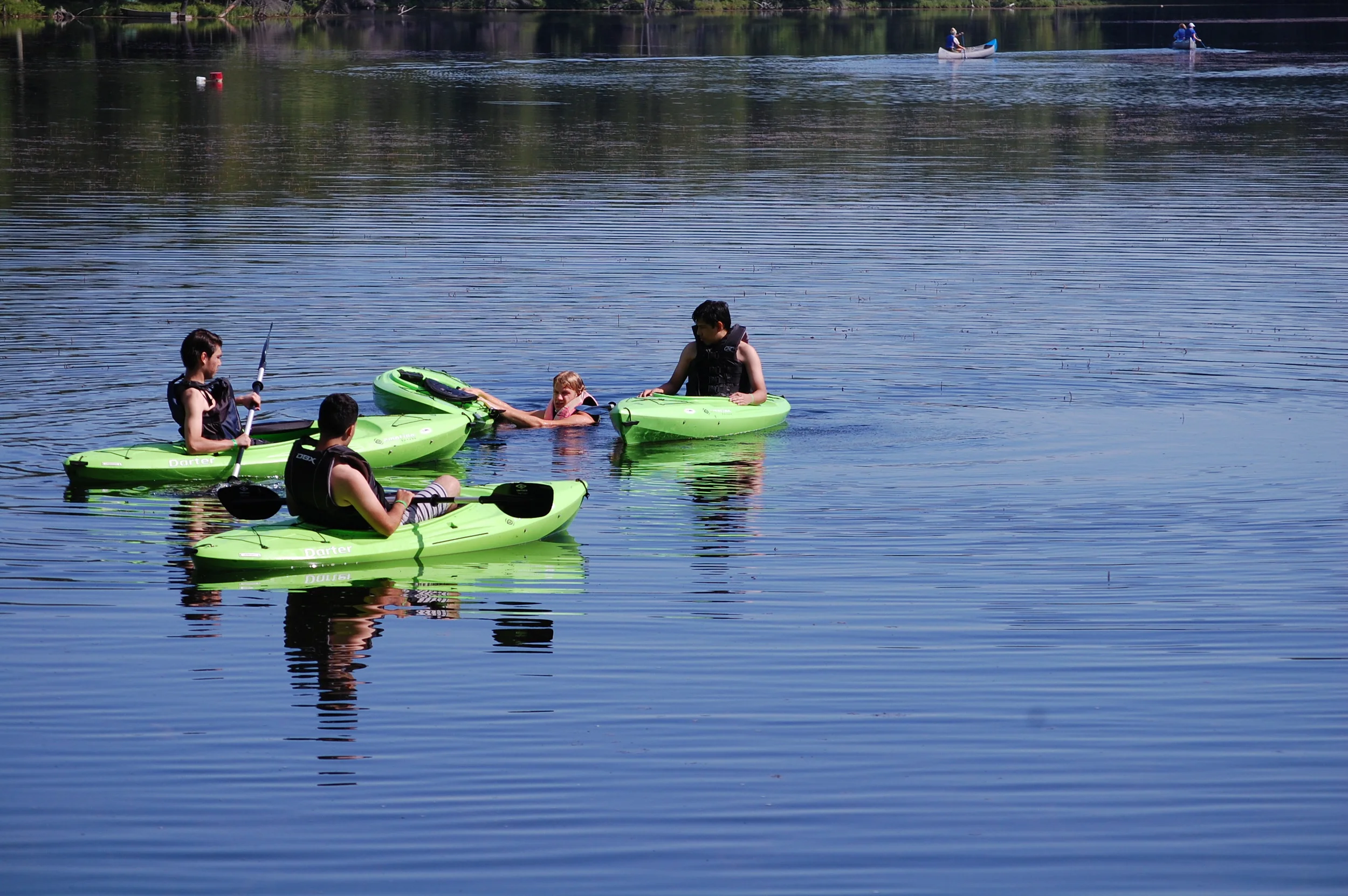 Kayaking Merit Badge instruction