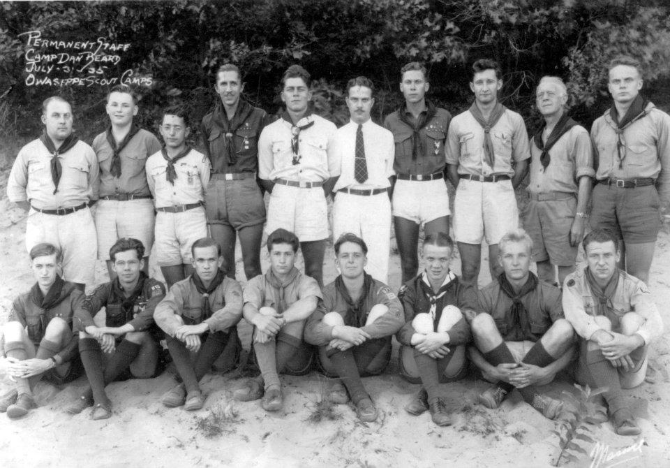 Camp Beard Staff 1935