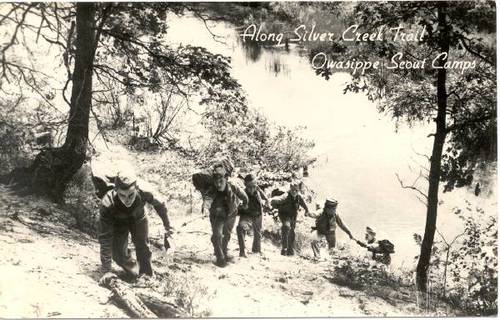 Trail Postcard -Silver Creek 1950s