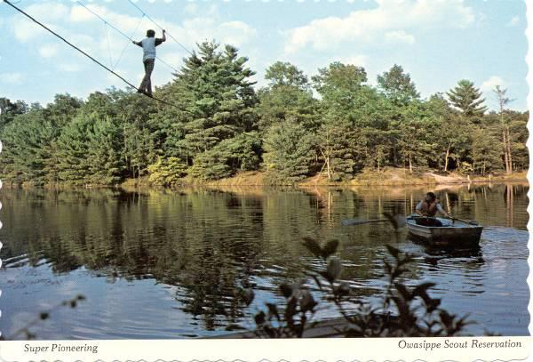 Monkey Bridge Lake Wolverine- Circa1970