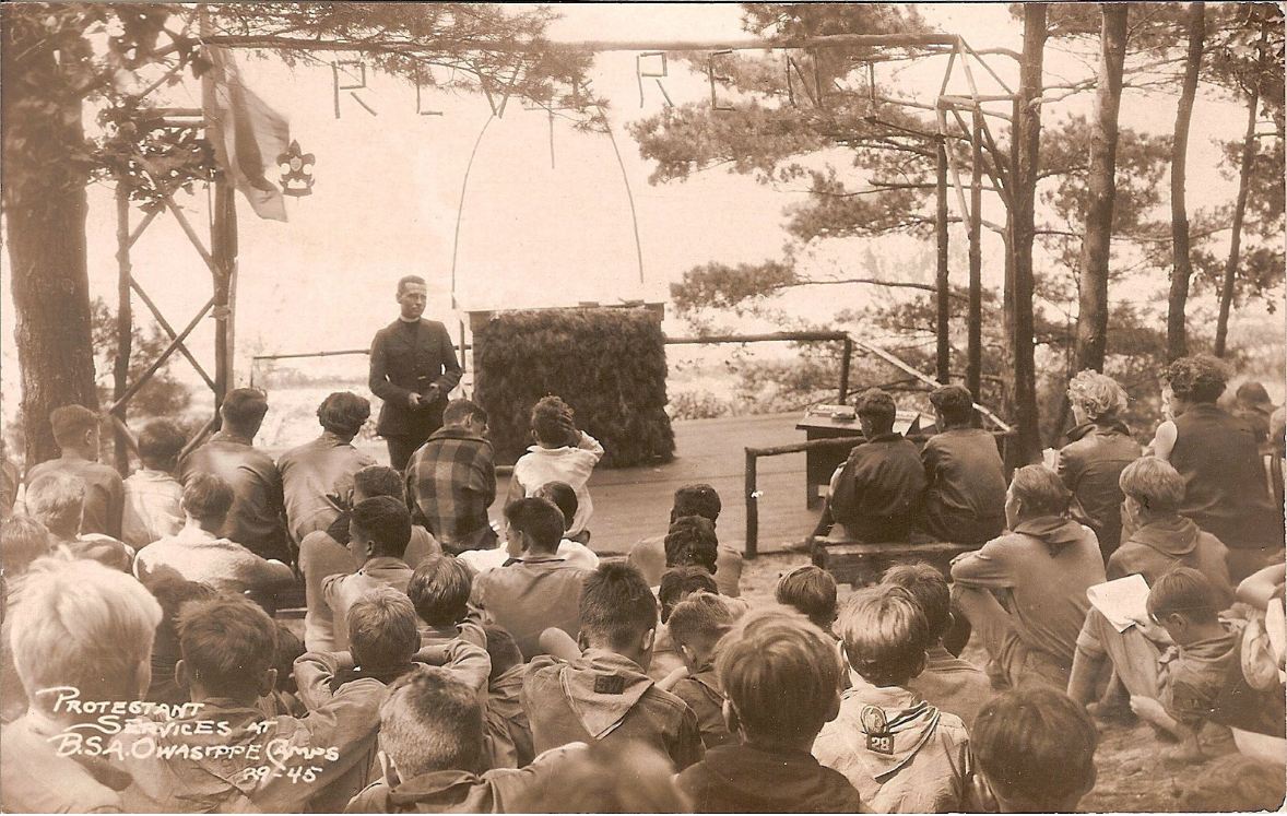 Protestant Services at Owasippe 1945