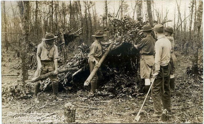 Early Scoutcraft Shelter