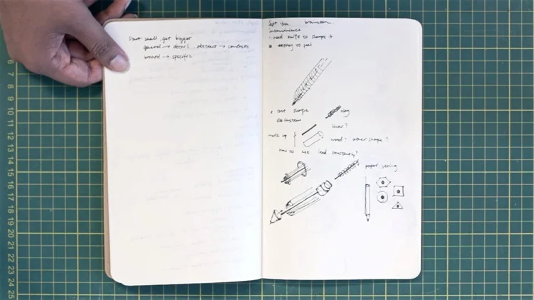 Ideation sketches