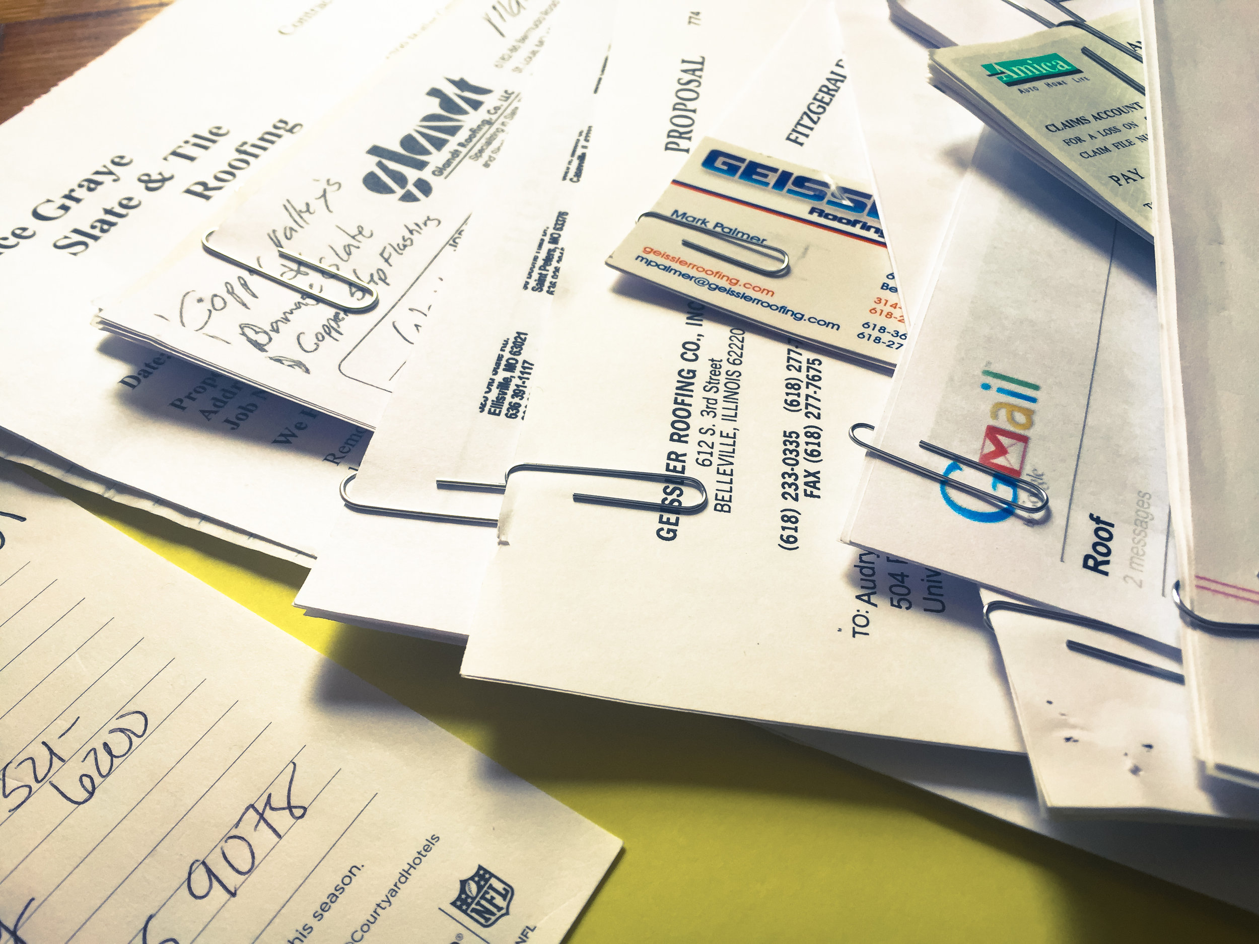  Paperwork can multiply quickly for homeowners with complex situations. 