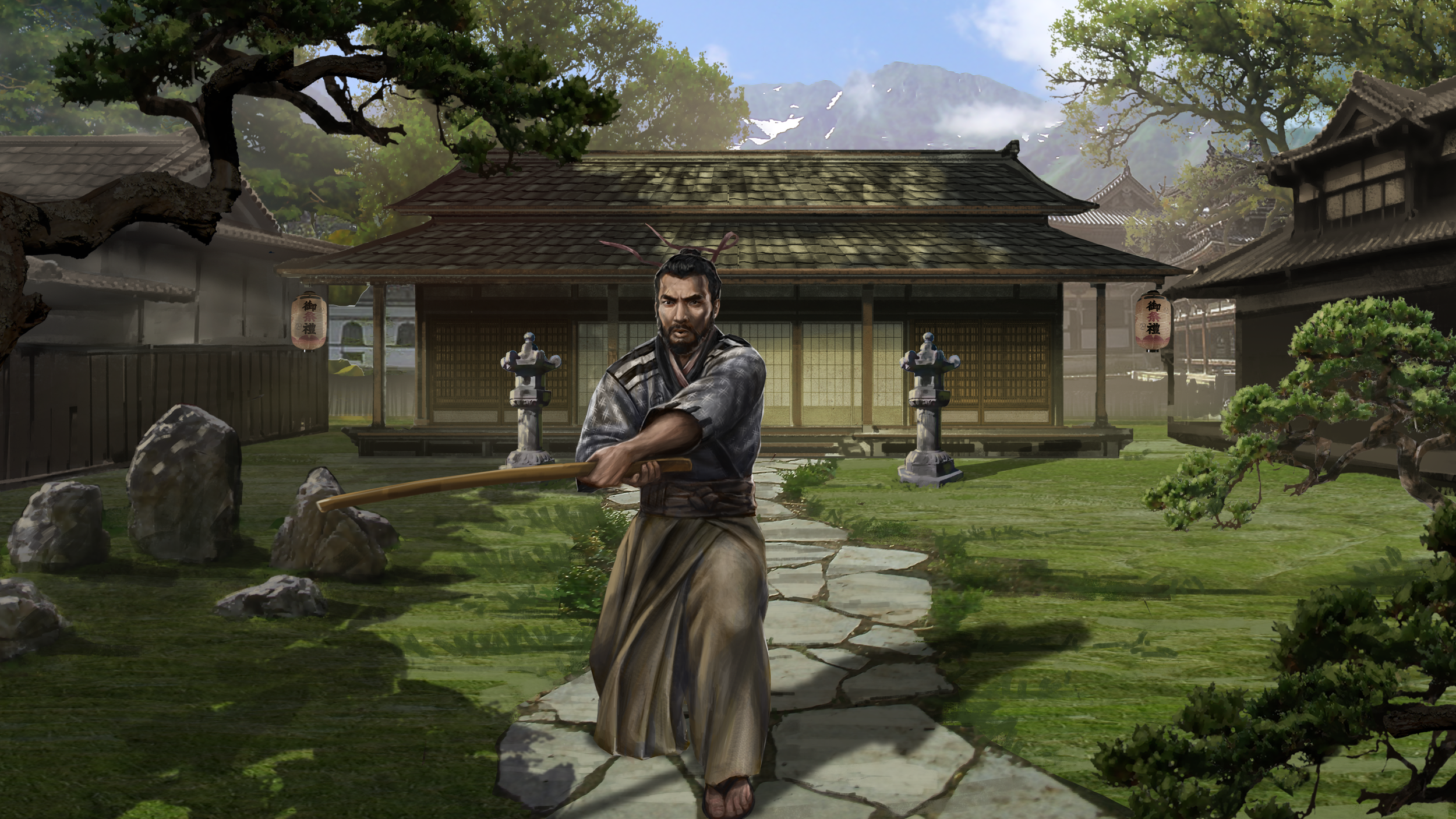 A scene from the game