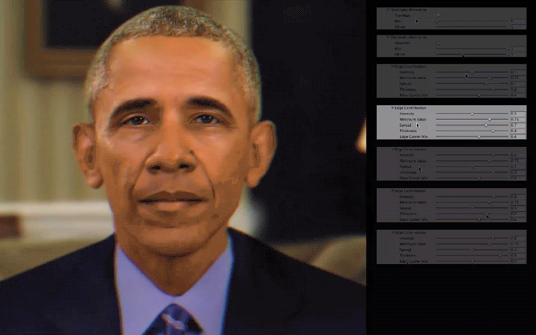 Minimum Value - Increases or decreases the amount of chromatic ABERRATION OCCURRING on the person.