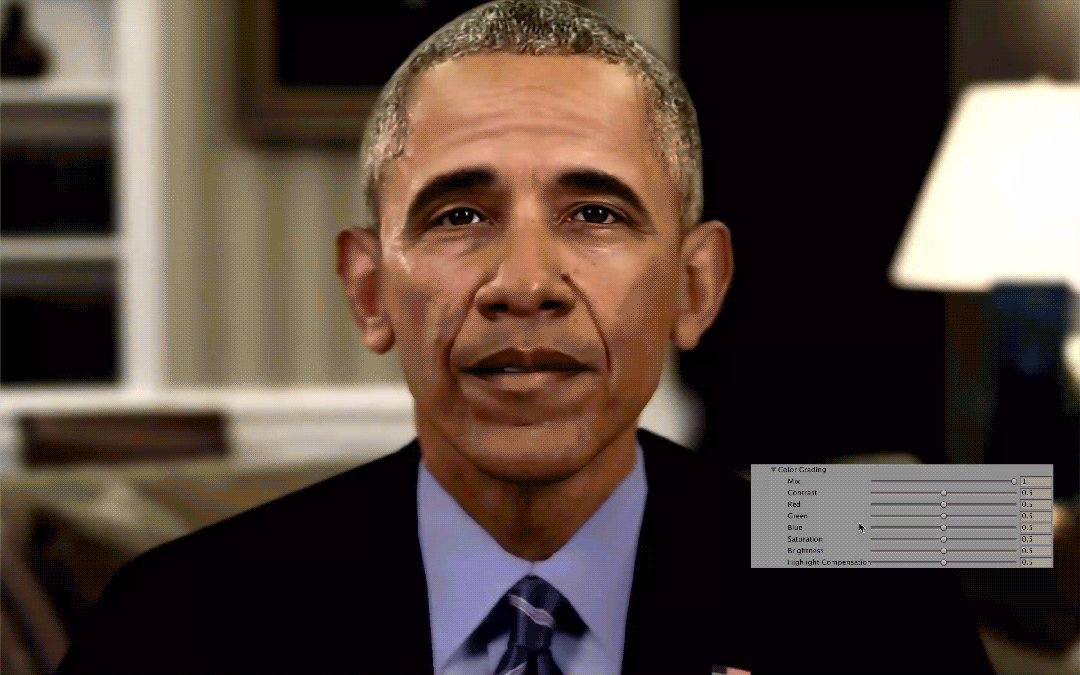 Blue - Increases or decreases the amount of blue within the scene.