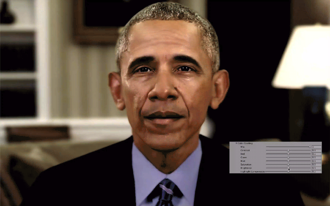 Brightness - Increases or decreases the amount of light within the scene.