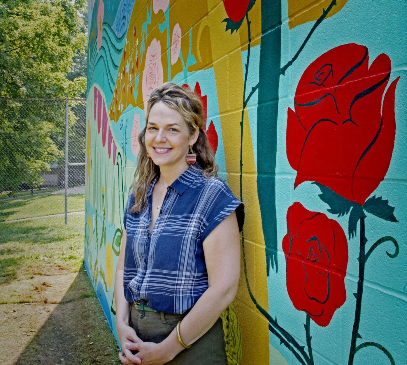 Heidi Leitzke, “Interwoven, Painting with Thread”