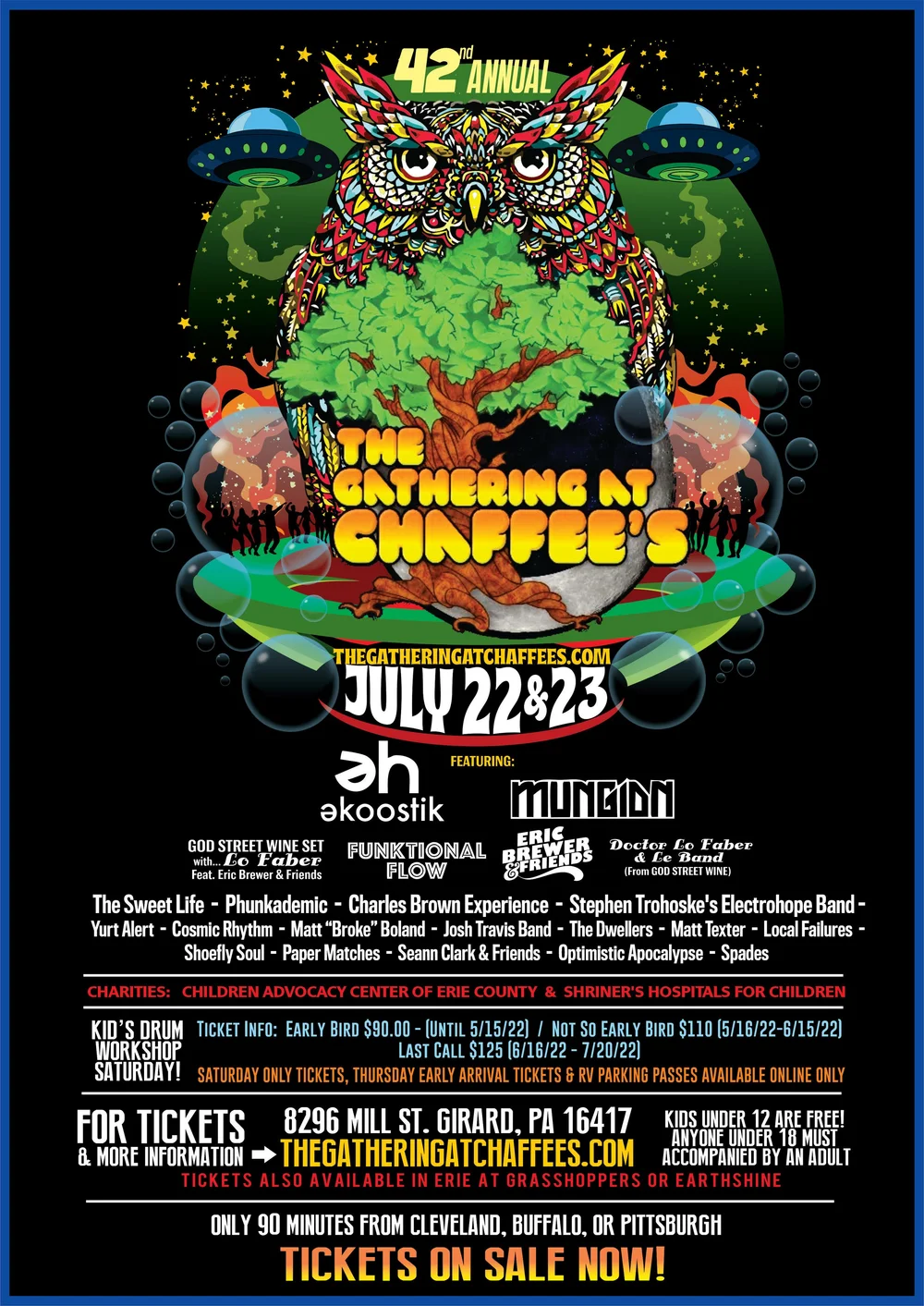 2022 — The Gathering at Chaffee's Music Festival in Girard, Pennsylvania