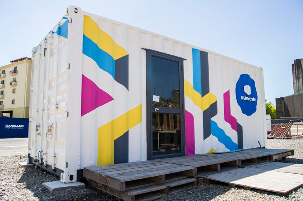 Makercrate:chch at the Pallet Pavilion