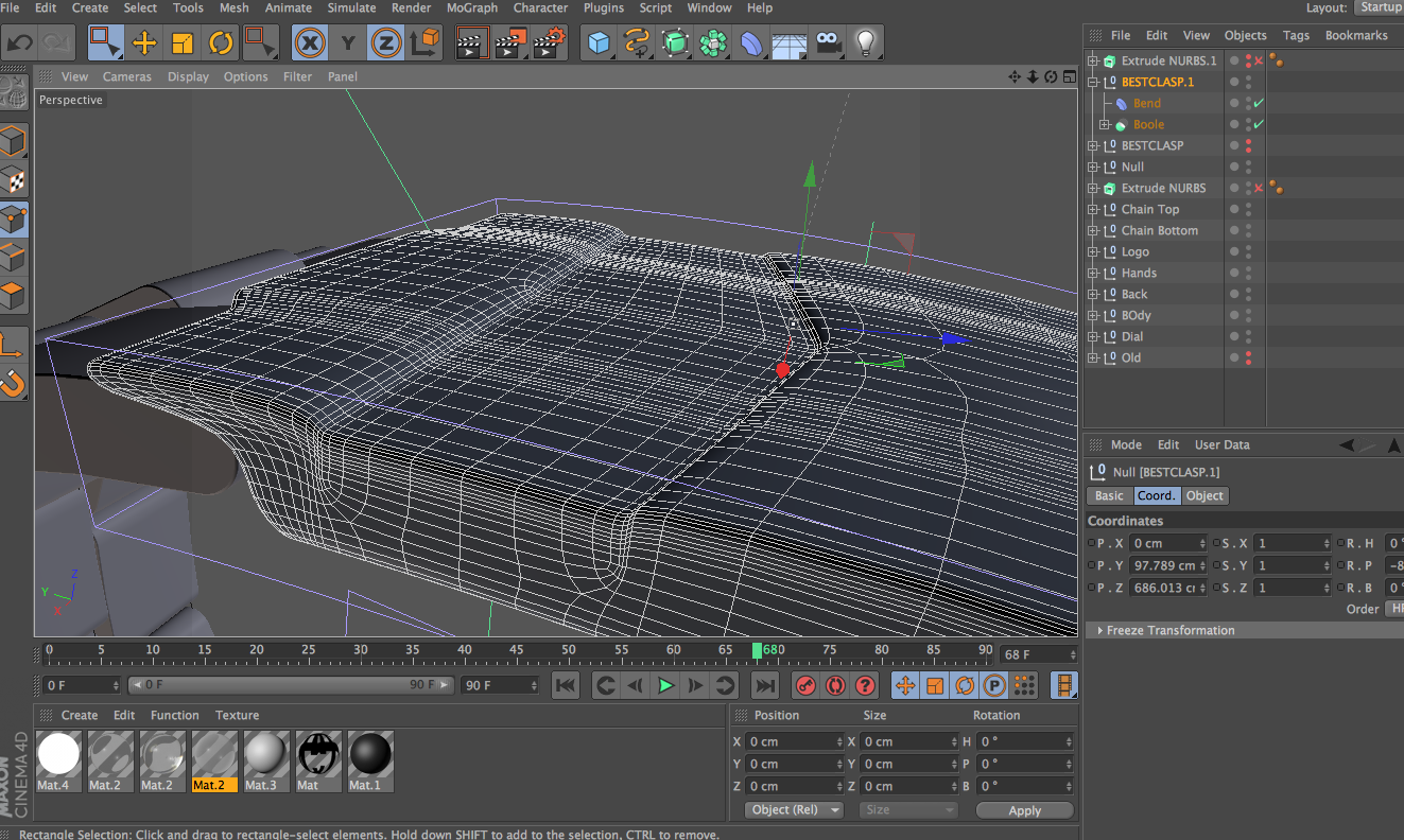 Screenshot in the process