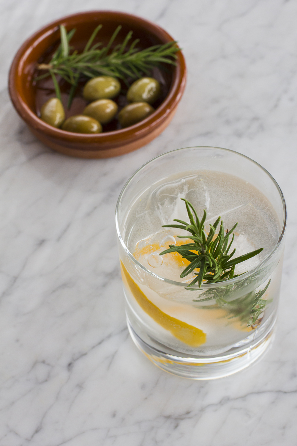 Rosemary and Orange Zest Gin Tonic © 2014 Helena McMurdo