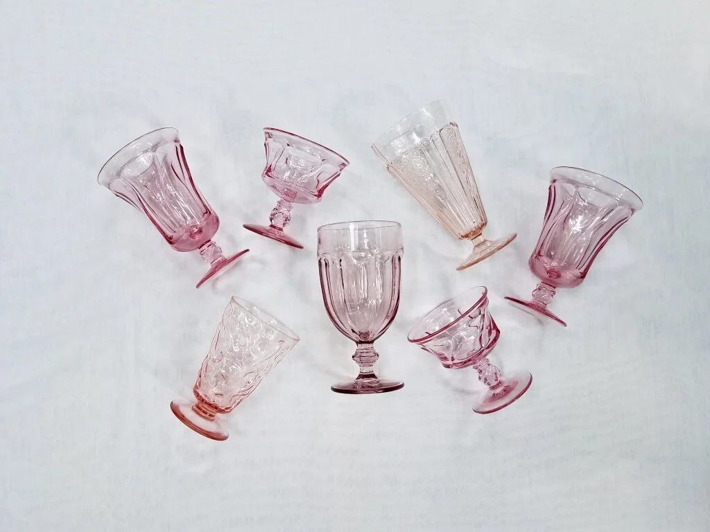 vintage glassware