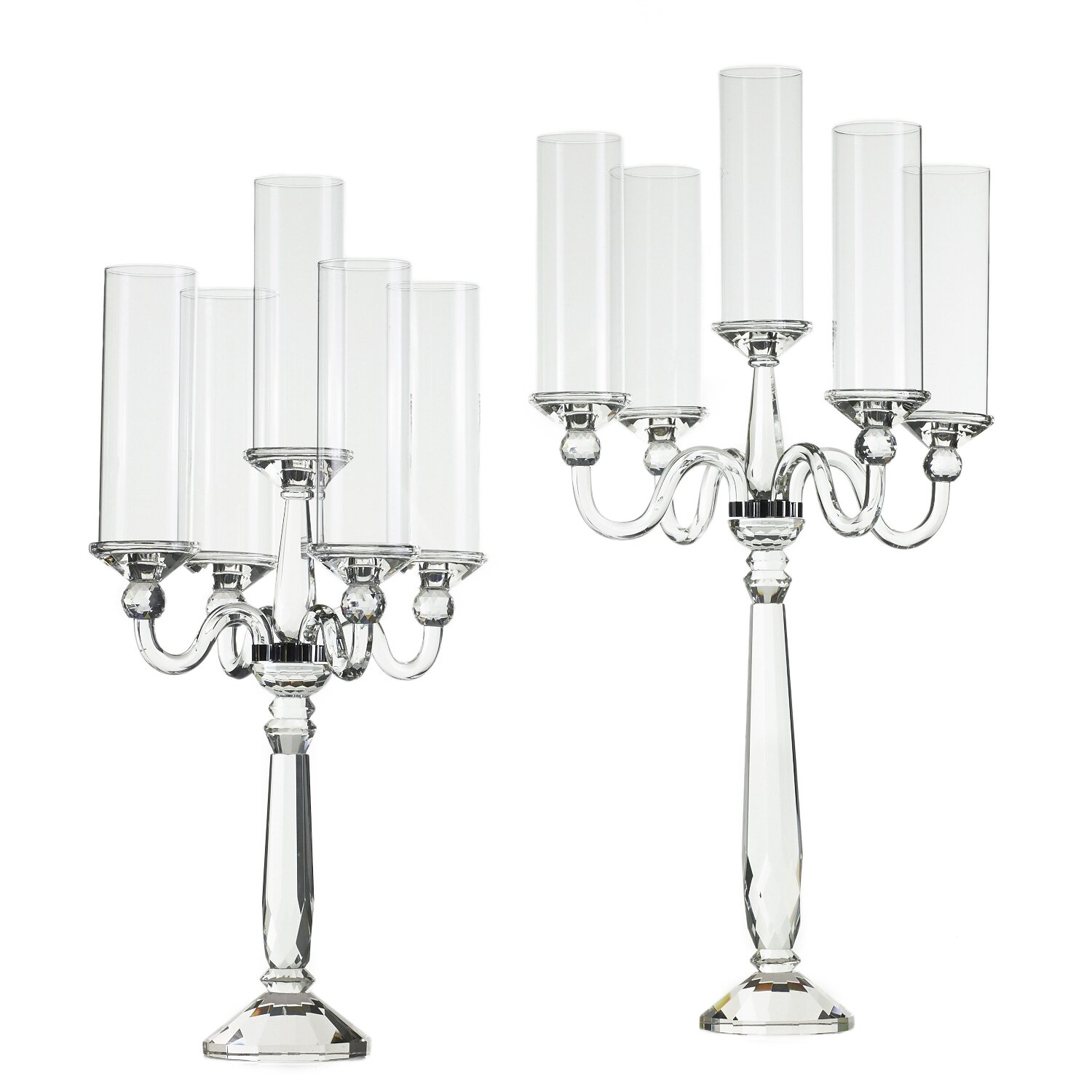glass candelabras - 16