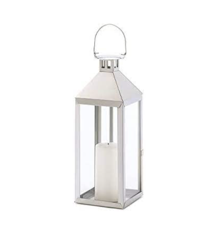 silver lanterns - 12 tall, 2 short