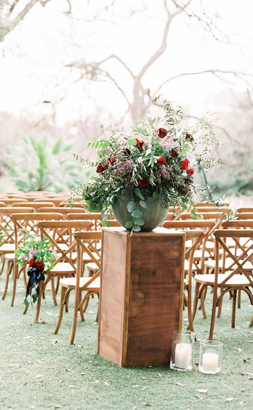 Natural Wood Pedestal  $75