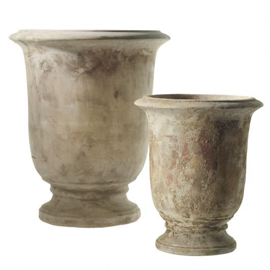 natural urns - 2 large, 4 small