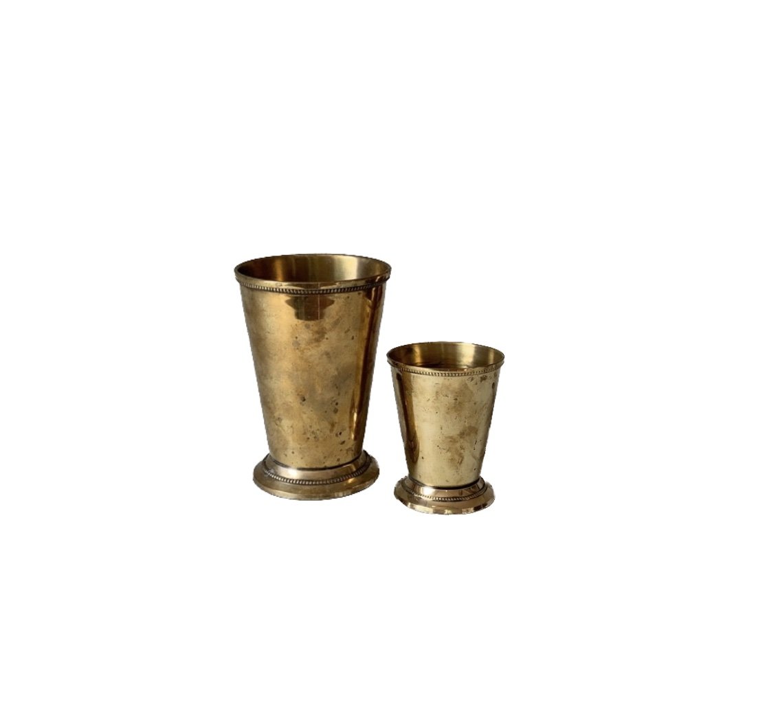 brass juleps - 11 medium, 12 small