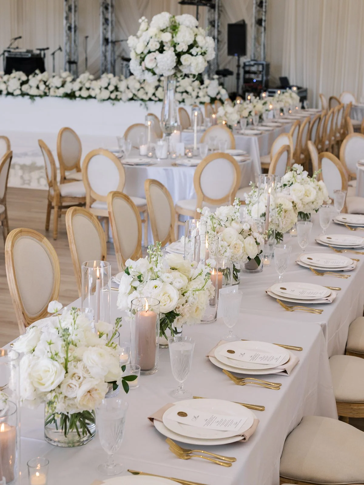 Classic wedding centerpieces designed by an Austin florist.jpeg