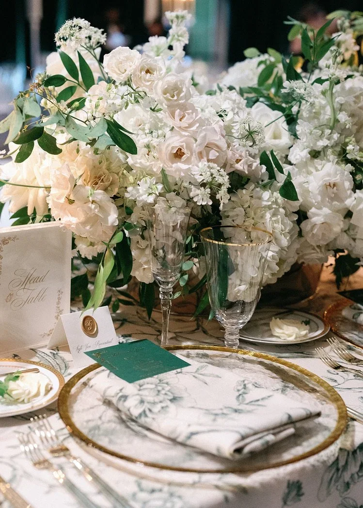 Timeless centerpiece by a luxury Austin florist.jpeg.webp