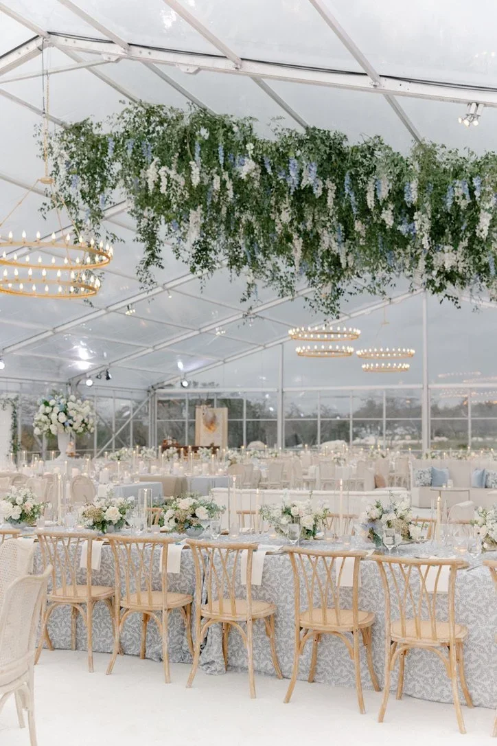 Floral installation designed by a luxury Austin florist.webp