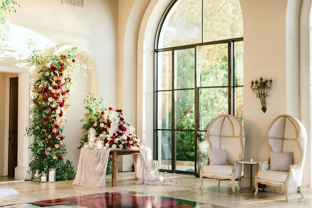 Large-scale wedding floral installation designed in Austin.webp