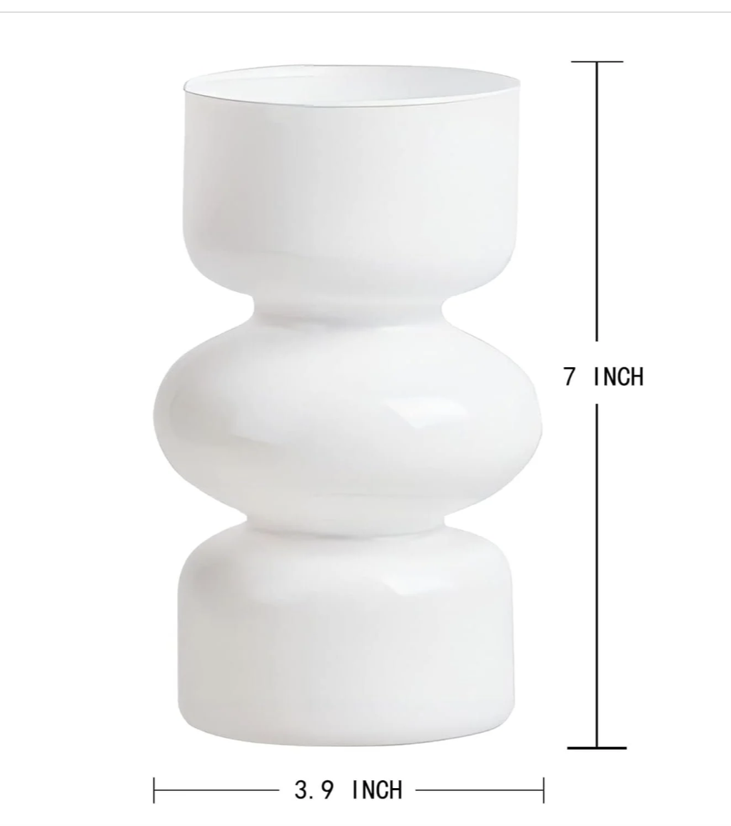 12 - modern white vase