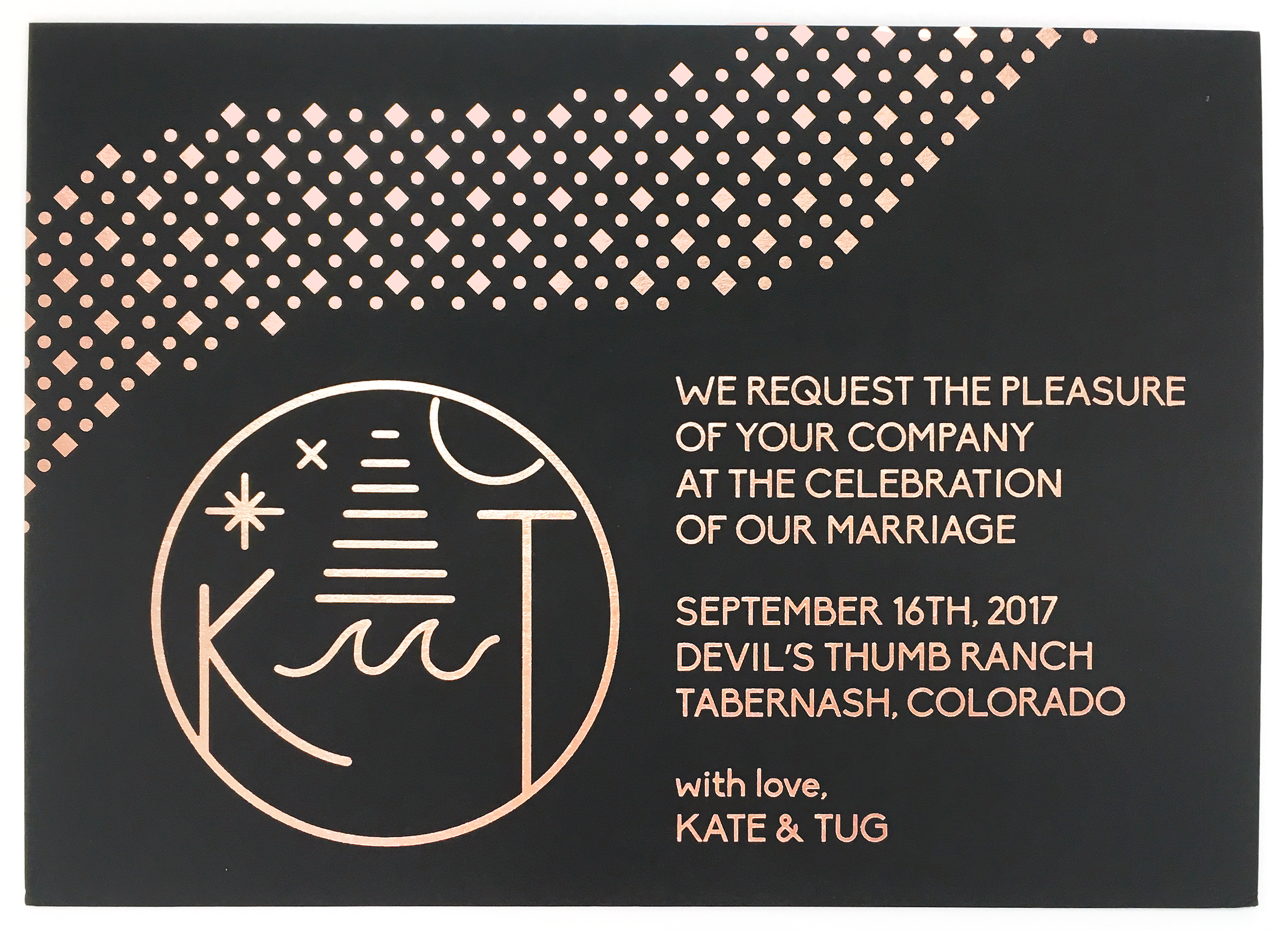 Letterpress and metallic foil by Wasp Printing in Brooklyn, NY