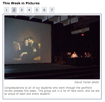screen capture of a posting on the Hallmark Institute of Photography website. www.hallmark.edu.