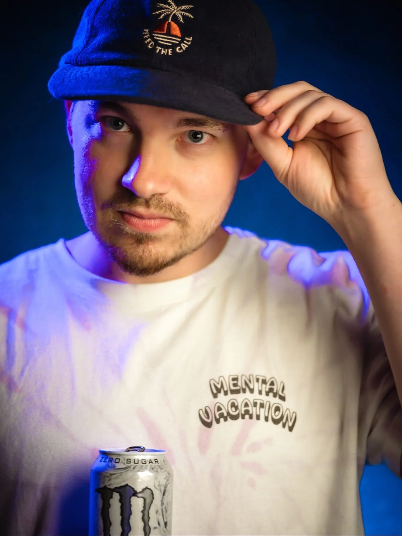 Oh you thought we just did one kind of portrait?
A while back on a Friday at midnight, we made whatever this masterpiece is. I truly think this may be Mitch’s modeling debut and my chance at sponsorship with a big brand... if that doesn’