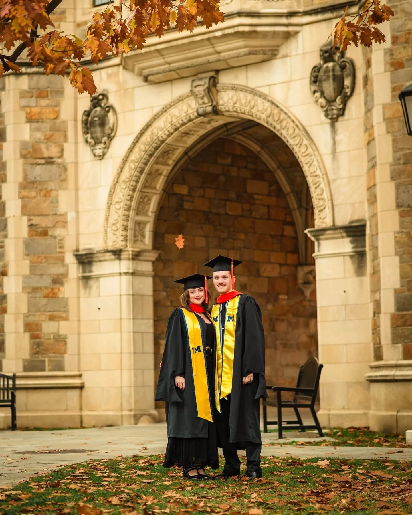 There&rsquo;s something about graduates in the fall. 🍂

This session was shot at the ever lovely Law Quad in Ann Arbor. 🤍 I&rsquo;ve shot so many different sessions here- graduates, couples, weddings. It&rsquo;s really difficult to find a bad corne