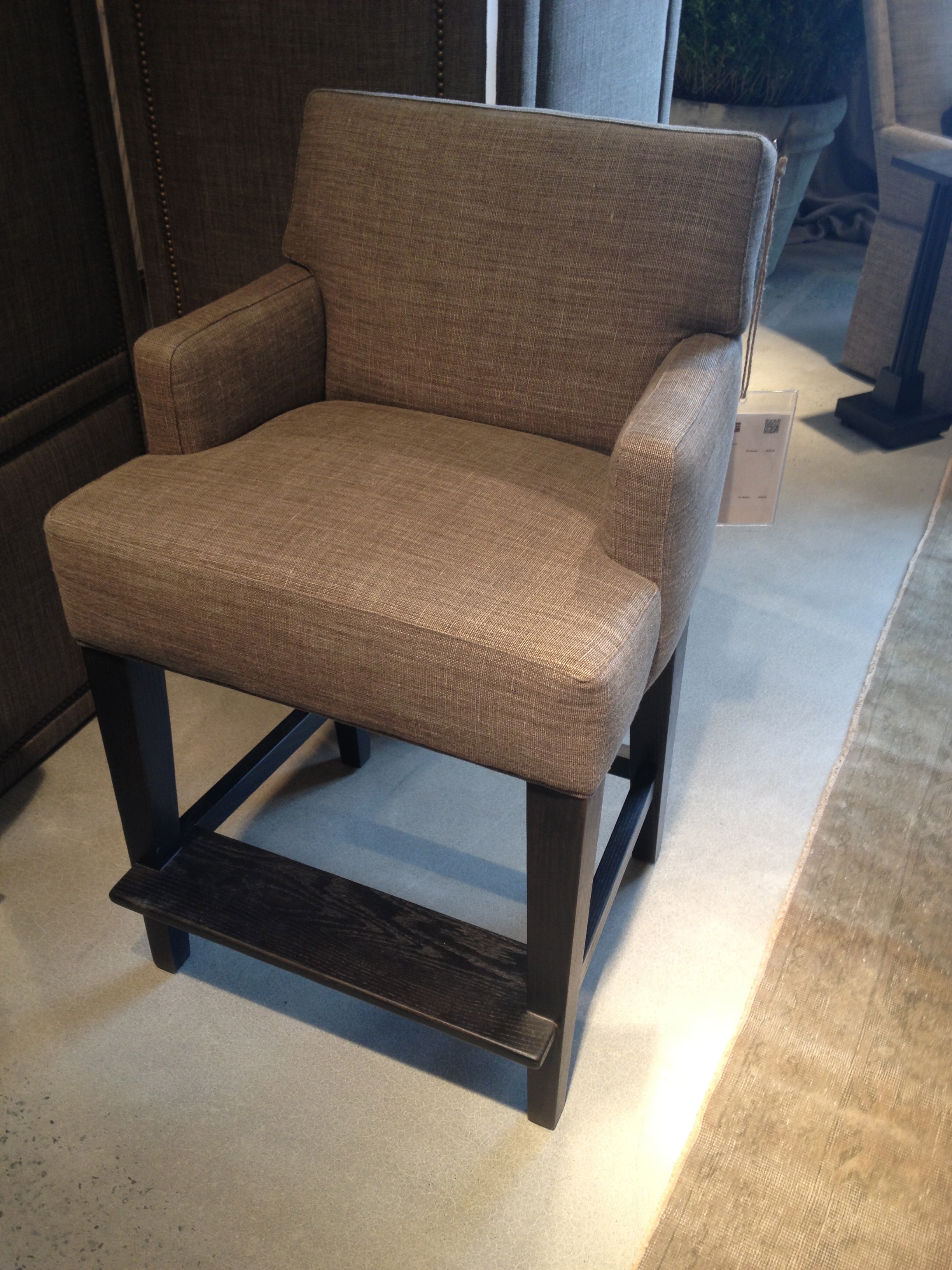 This new barstool was really comfortable and the foot base was a new addition.