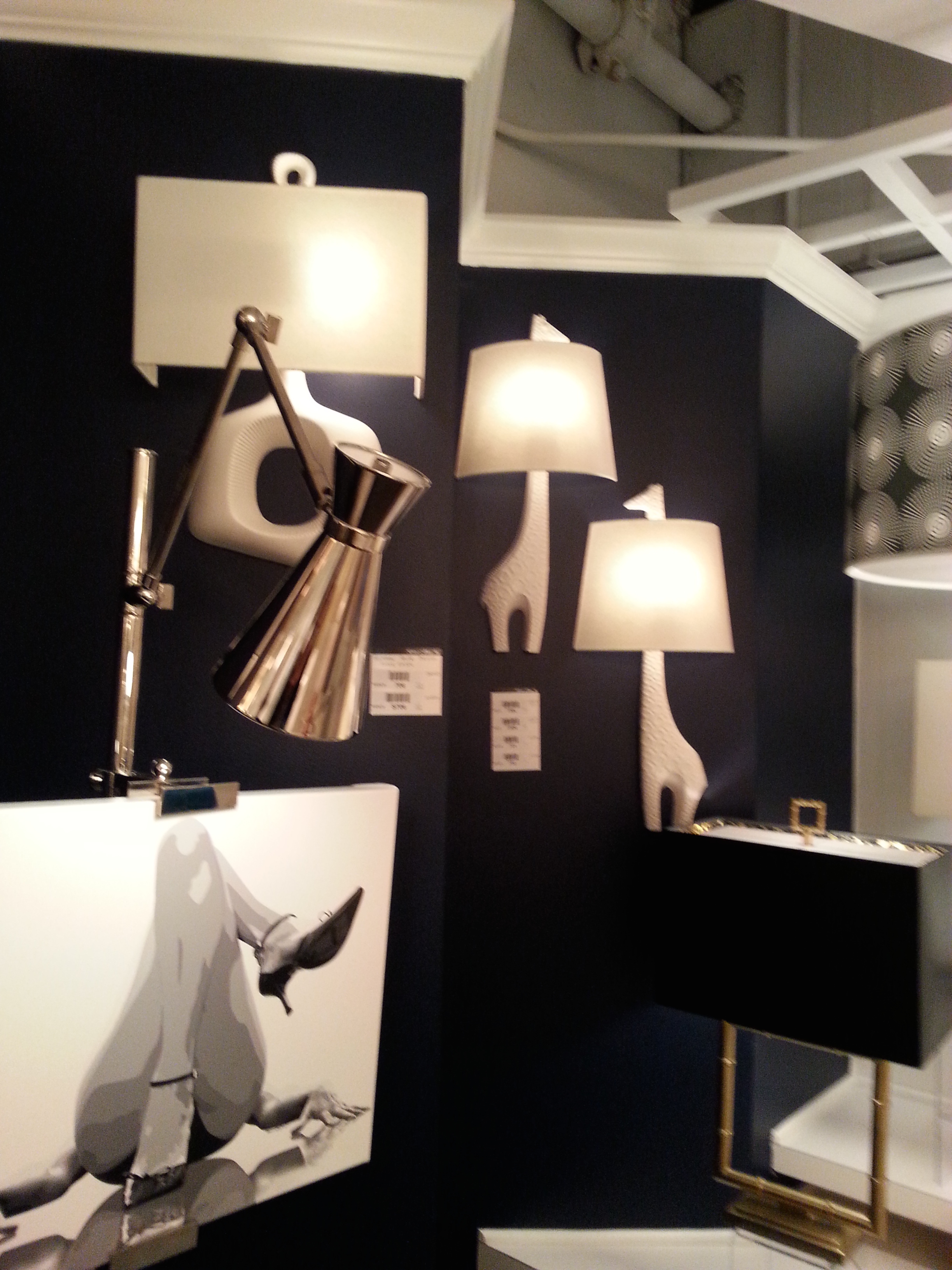 The Jonathan Adler sconces have been a long time favorite. It would be killer in a nursery or just a spot that needs a little whimsical fun.