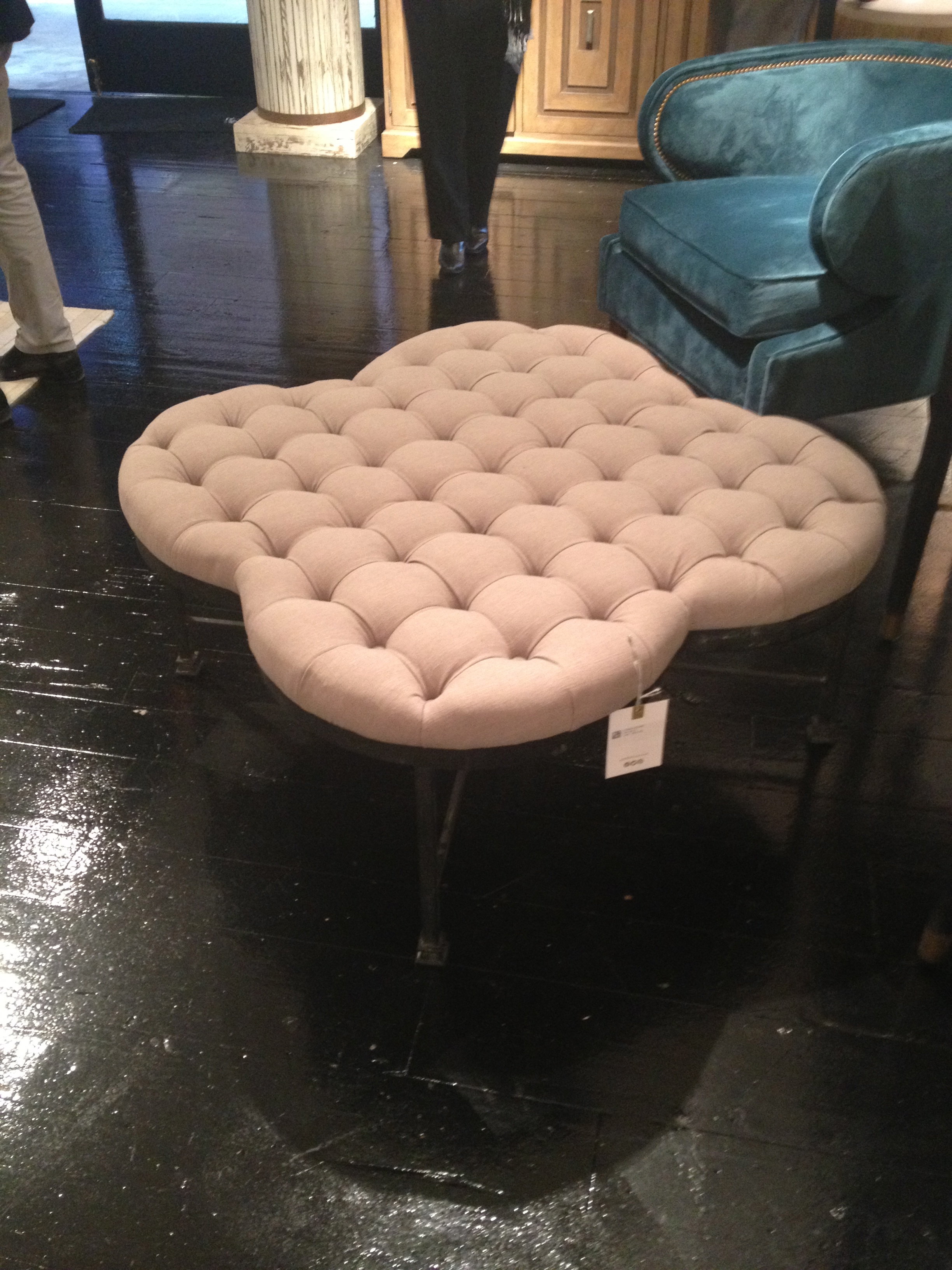 The quatrefoil design continued to show strong at market. As always call us if you need help getting your coffee table.