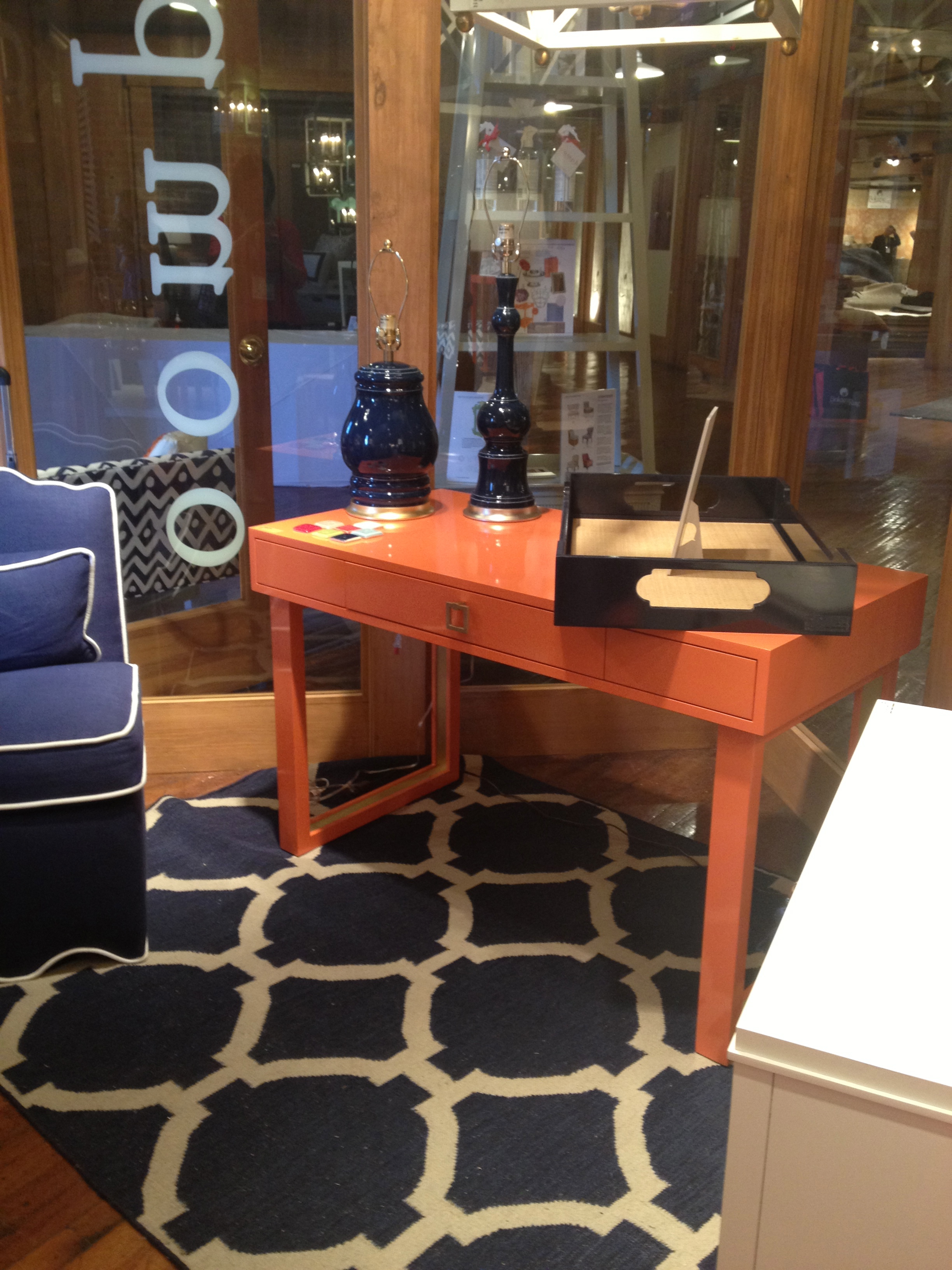 Oomph had a lacquered desk that I really want. Someday. www.saranobledesigns.com