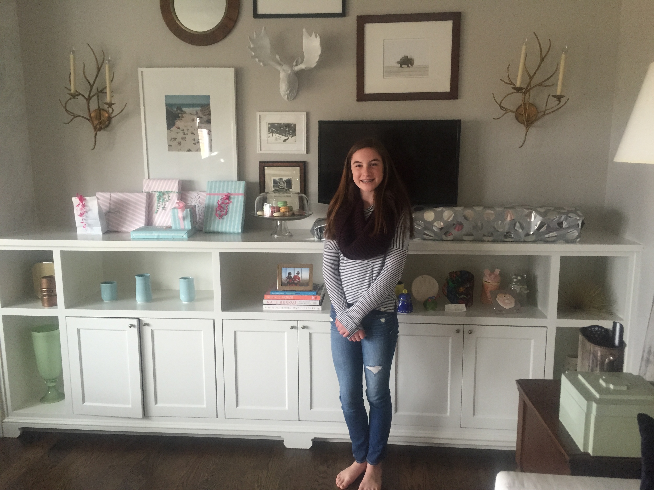 My sweet 14 year old!