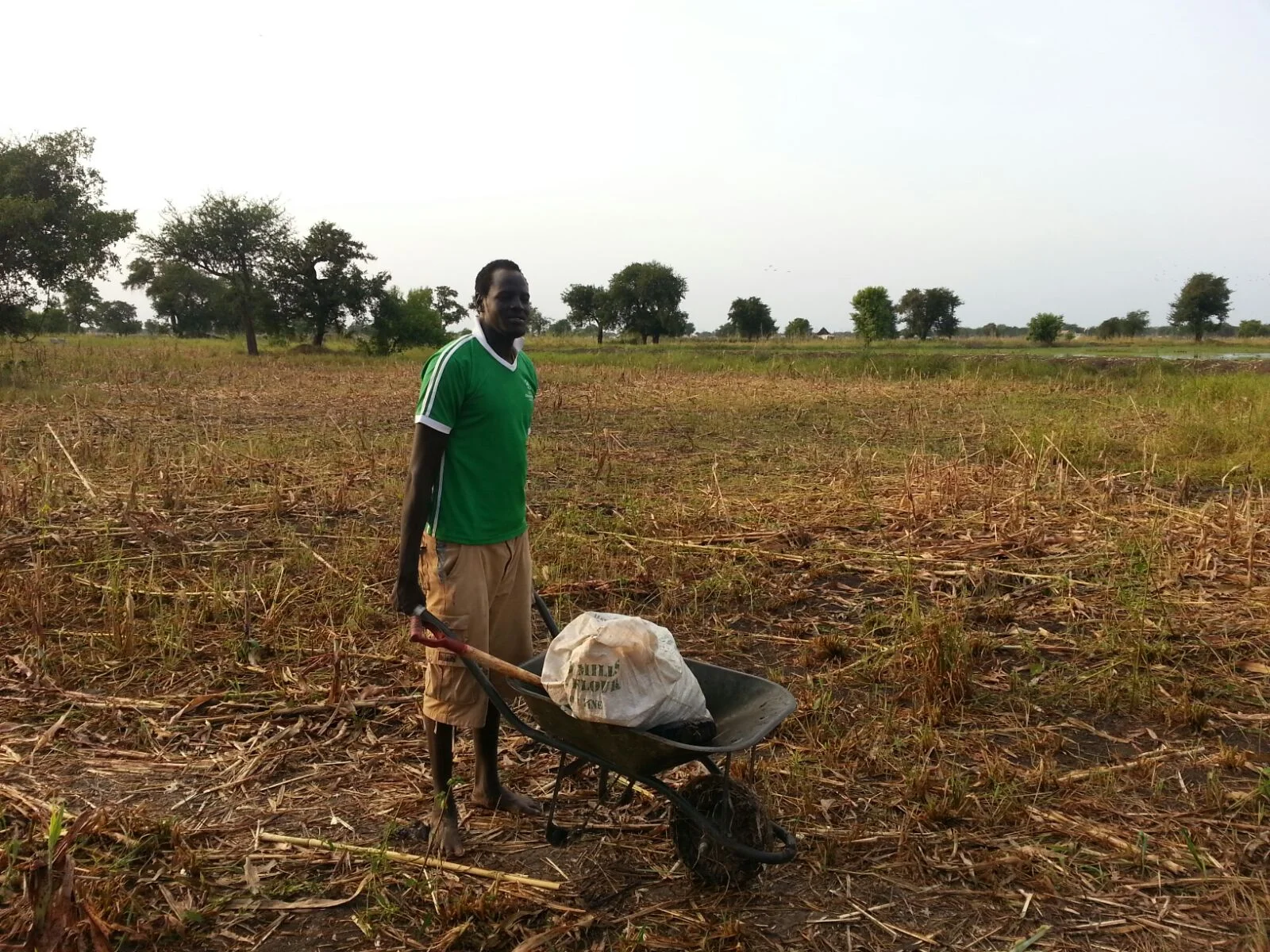  Chol - a field coordinator, one of the core staff members based in South Sudan. He has been leading the community garden project in 2014 and 2015. 