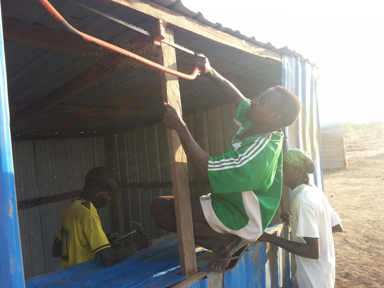  Building, building and building 