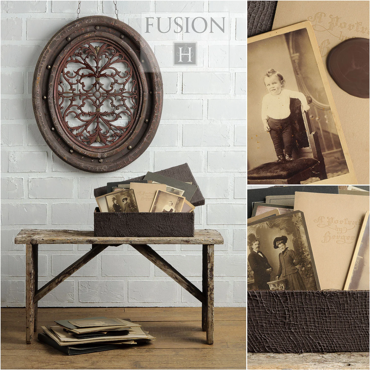 Fusion paint in chocolate - via My Painted Door (.com)