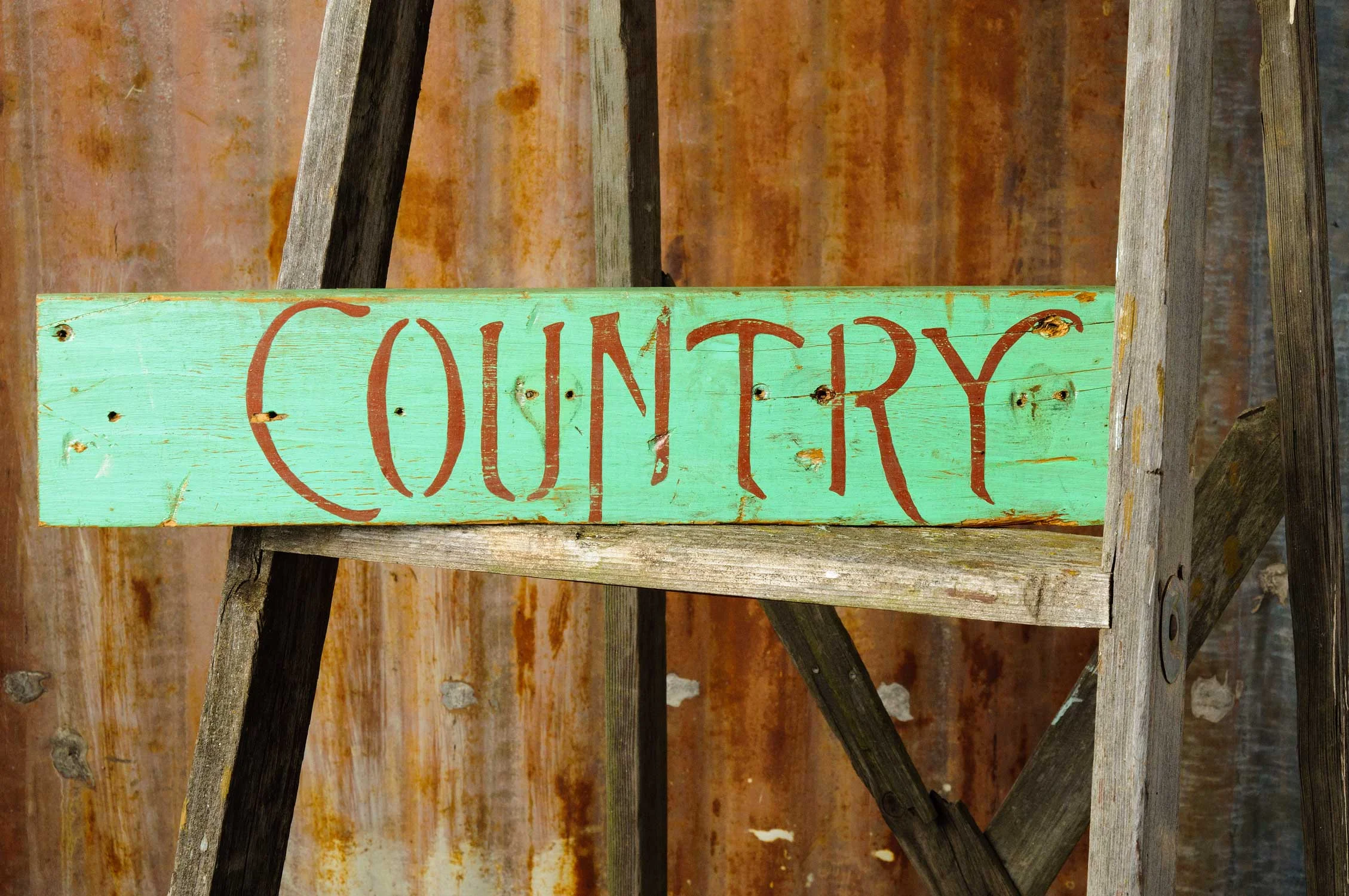 Handpainted signs with Mustard Seed's milk paint and Fusion mineral paint - via My Painted Door (.com)
