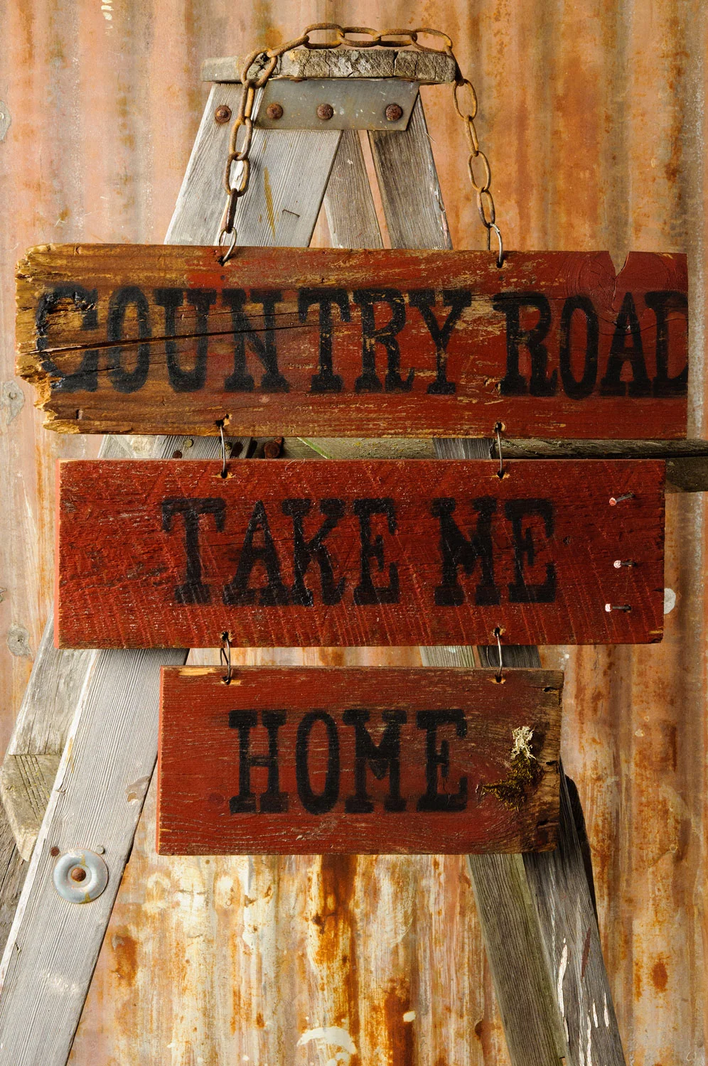 Handpainted sign - via My Painted Door (.com)