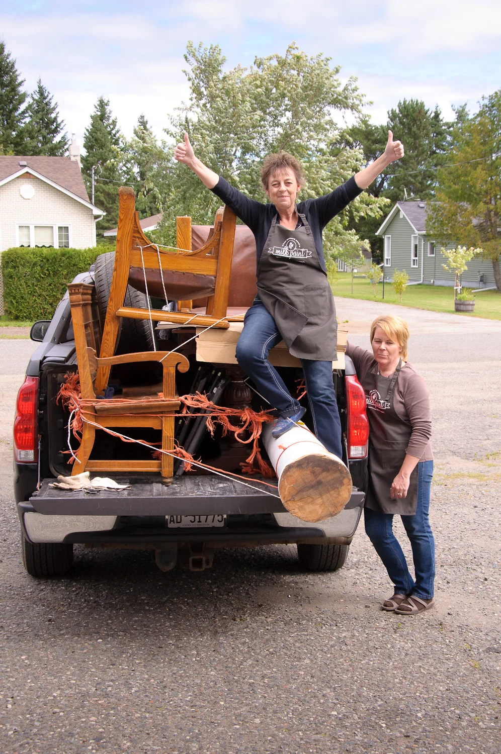 Girls gone junkin' - via My Painted Door (.com)