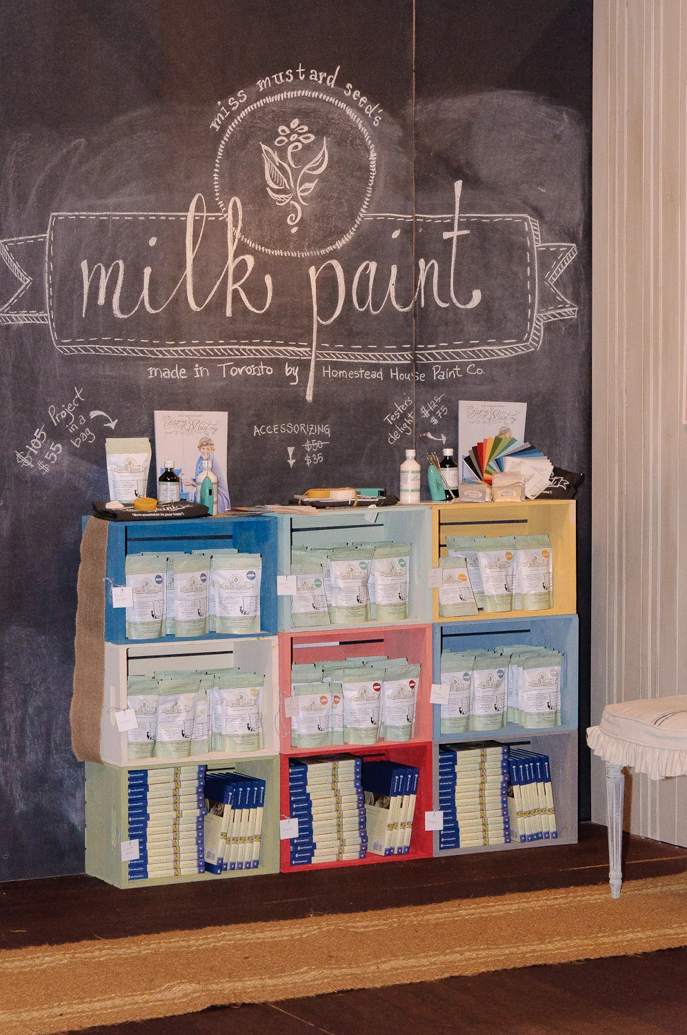 Meeting Miss Mustard Seed - via My Painted Door (.com)