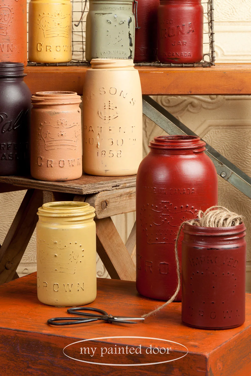 Homestead House milk paint - via My Painted Door (.com)