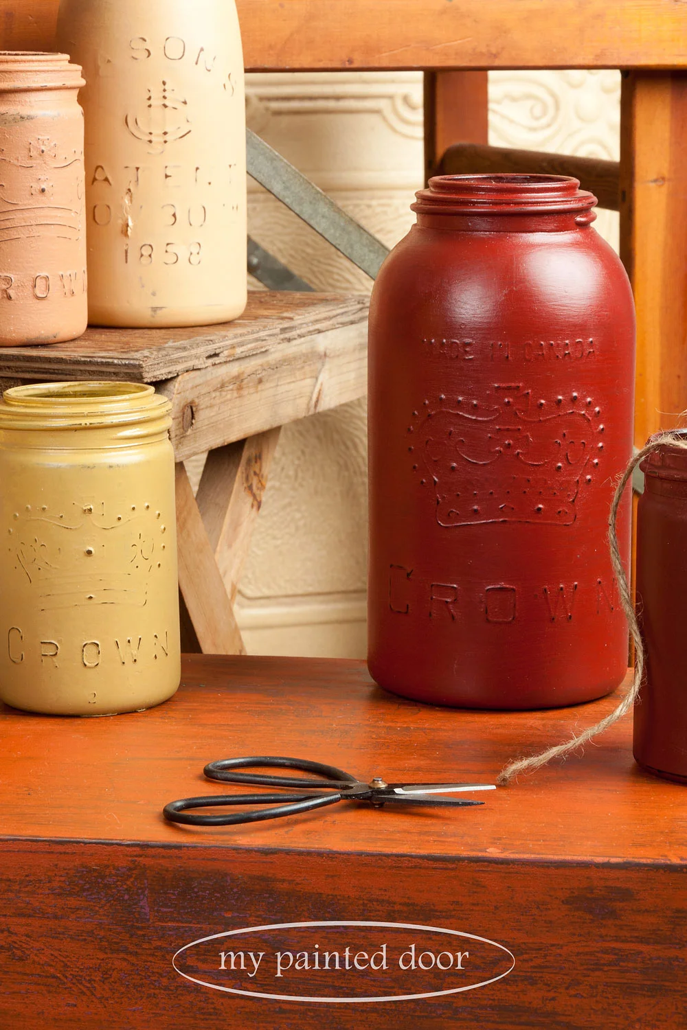 Homestead House milk paint - via My Painted Door (.com)