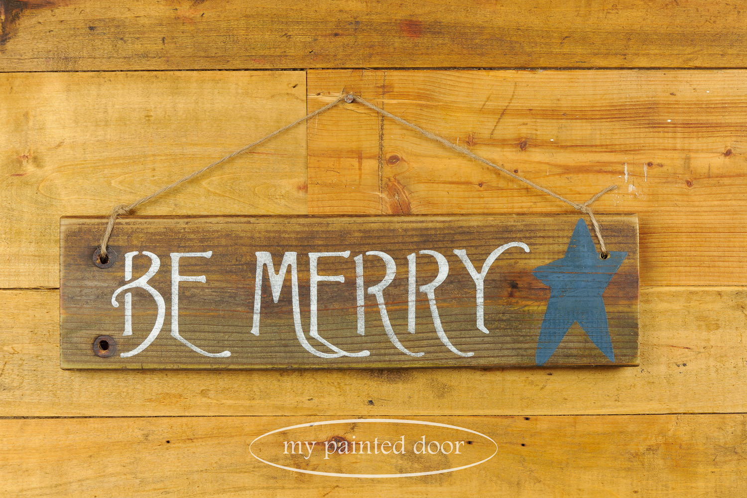 Handpainted signs with milk paint and Fusion mineral paint - via My Painted Door (.com)