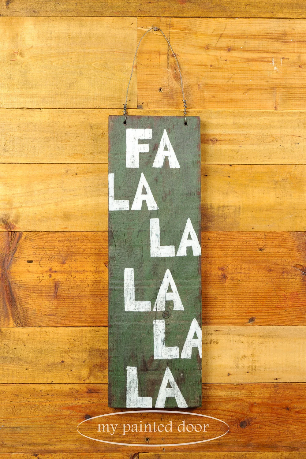 Handpainted signs with milk paint and Fusion mineral paint - via My Painted Door (.com)