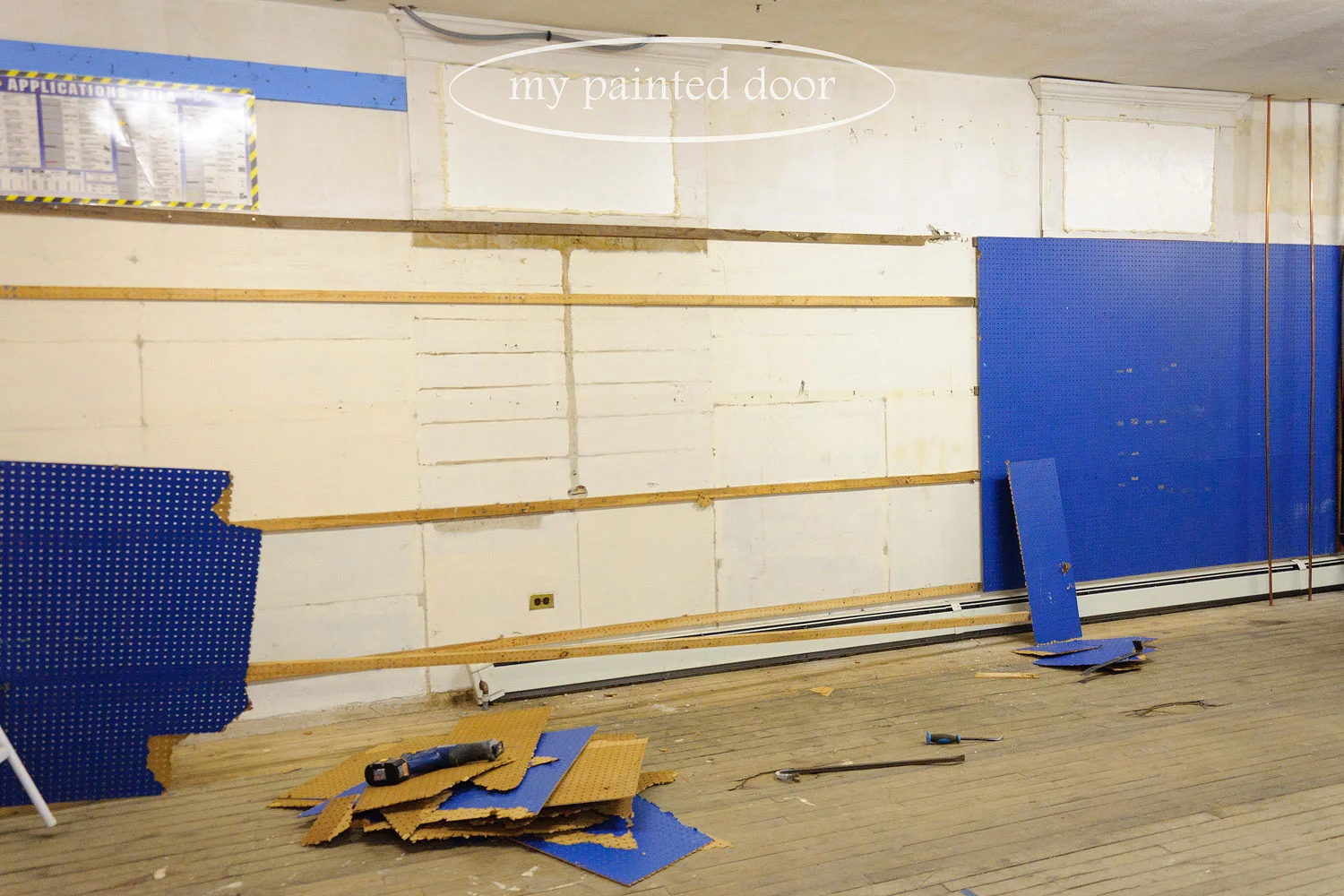 my shop renovations via My Painted Door (.com)